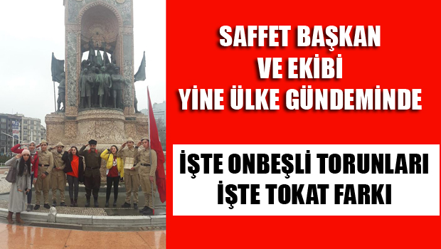  Taksim'de Sarıkamış Şehitleri İçin Nöbet Tuttular
