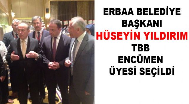 Erbaa Belediye Başkanı Hüseyin Yıldırım TBB Encümen Üyesi Seçildi.