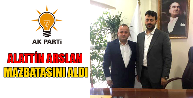 ALAATTİN ARSLAN ZEYTİNBURNU AK PARTİ İLÇE YÖNETİMİNDE