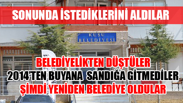 BELDE OLANA KADAR SEÇİME GİTMEYECEĞİZ DEDİLER VE SONUNDA