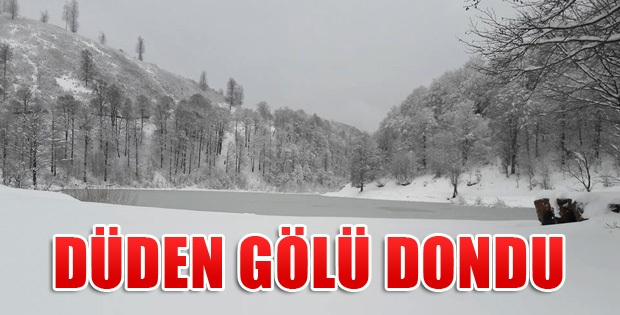 DÜDEN GÖLÜ DONDU