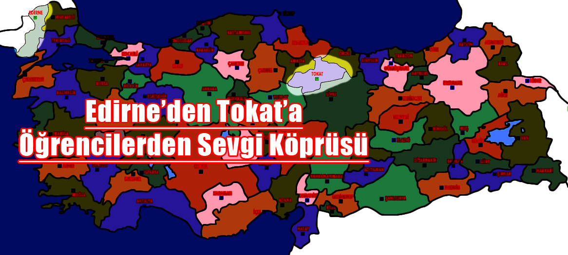 Edirne'den Tokat'a Kardeş Sınıf