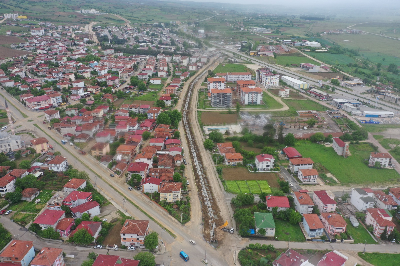 Erbaa Belediyesi DSİ KANAL SOKAK PROJESİNDE Sona Gelindi