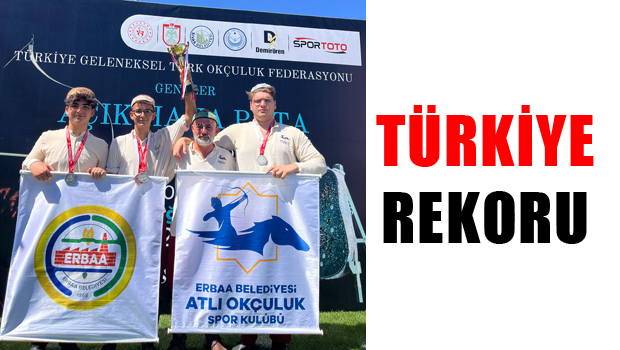 Erbaa Belediyesi Okçuluk Spor Kulübü Türkiye Rekoru Kırdı