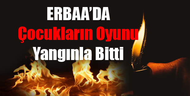 Erbaa'da Yangın Ucuz Atlatıldı