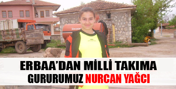 Erbaa'lı Nurcan Milli Takımda