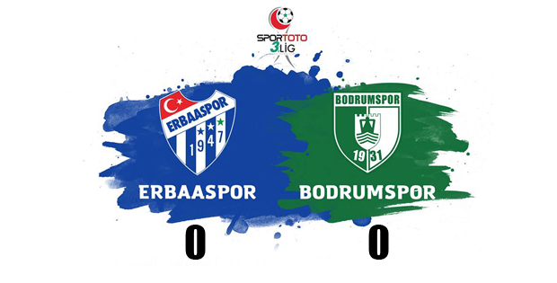 Erbaaspor 0 Bodrum Belediye Spor 0