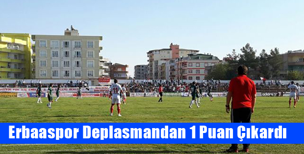 Erbaaspor Deplasmandan 1 Puanla Döndü