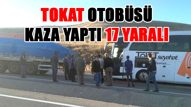 Erzurum’da Tokat otobüsü ile TIR çarpıştı: 17 yaralı