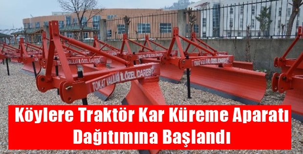 Köylere Traktör Kar Küreme Aparatı