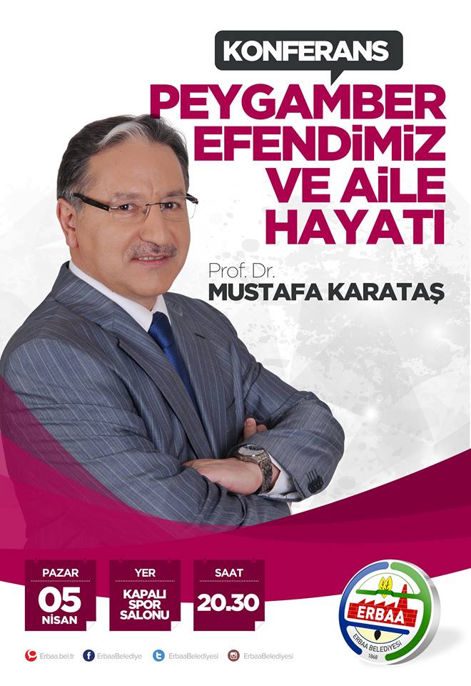 Prof. Dr. Mustafa Karataş Bu Pazar Erbaa'da