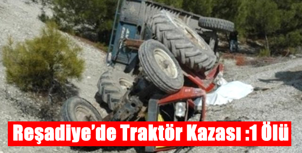 Reşadiye'de Traktör Kazası