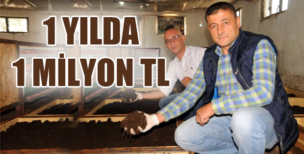 Solucan Satışından 1 Yılda 1 Milyon Lira Kazandılar