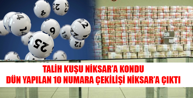 TALİH KUŞU DÜN NİKSARDAYDI