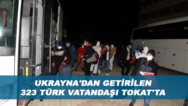 Tokat'a getirilen Türk vatandaşları, yurtlara yerleştirildi.