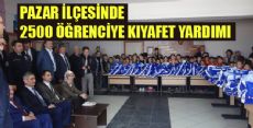 2500 Öğrenciye 7500 Parça Kıyafet