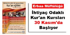 30 KASIM'DA BAŞLIYOR