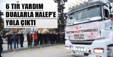 TOKAT'TAN HALEP'E YARDIM ELİ