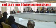 ADAY ÖĞRETMENLERDEN VALİ'YE ZİYARET