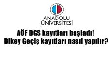 AÖF DGS kayıtları başladı!