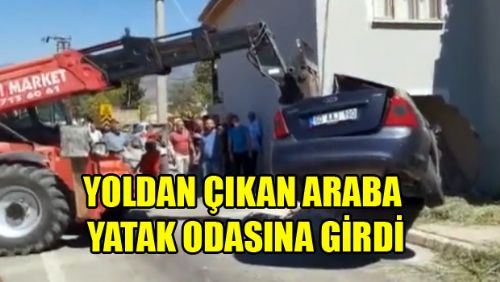 ARABA YOLDAN ÇIKTI BAKIN NEREYE GİRDİ