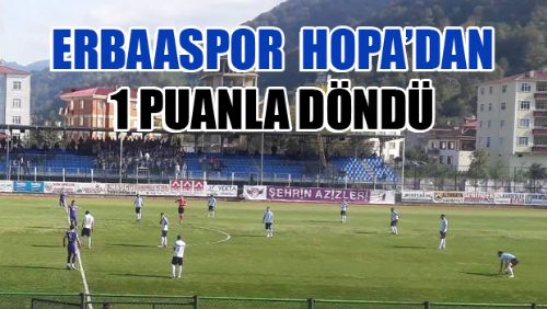 ARTVİN HOPASPOR 0-0 ERBAASPOR