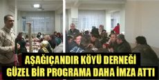 Aşağıçandır Köyü Derneğinden Sağlık Konulu Kahvaltı