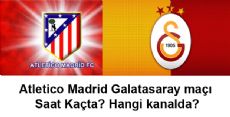 Atletico Madrid Galatasaray maçı hangi kanalda?