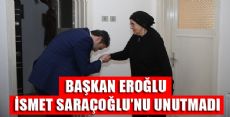 BAŞKAN EROĞLU, İSMET SARAÇOĞLU’NU UNUTMADI