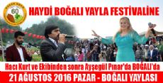 BOĞALI YAYLA FESTİVALİNE TÜM HEMŞEHRİLERİMİZ DAVETLİDİR