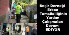 Beşir Derneği Erbaa Temsilciliğinden Yardım Çalışmaları