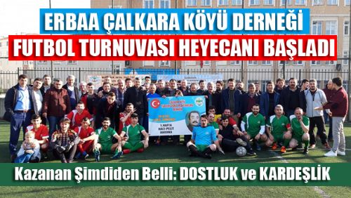 ÇALKARA DERNEĞİ FUTBOL TURNUVASI HEYECANI BAŞLADI