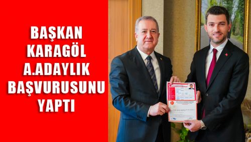 ERBAA BELEDİYE BAŞKANI KARAGÖL 2024 SEÇİMLERİ BELEDİYE BAŞKANLIĞI İÇİN A.ADAYLIK BAŞVURUSUNU YAPTI