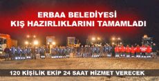 ERBAA BELEDİYESİ KIŞ HAZIRLIKLARINI TAMAMLADI