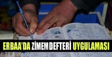 ERBAA'DA GÜZEL ŞEYLER OLUYOR :ZİMEM DEFTERİ 