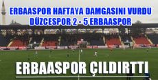 ERBAASPOR DÜZCE'DE  GOL OLDU YAĞDI