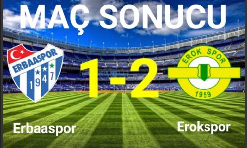 ERBAASPOR EROKSPOR'A UZATMALARDA KAYBETTİ