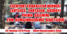 ESENYURT ERBAALILAR PİKNİK ŞÖLENİ DAVETİ