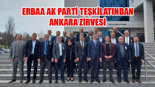 Erbaa Ak Parti Heyetinden Ankara Temasları