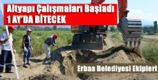 Erbaa Karşıyaka Mahallesinde Çalışmalar Başladı