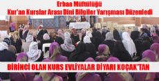 Erbaa Kur'an Kurslar Arası Dini Bilgiler Yarışması Sonuçlandı