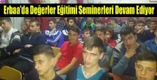 Erbaa Müftülüğü Değerler Eğitimi Seminerleri Devam Ediyor