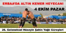 Erbaa'da Güreş Heyecanı