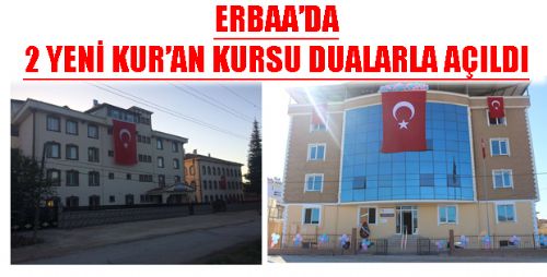 Erbaa'da Kur'an Kursları Dualarla Açıldı