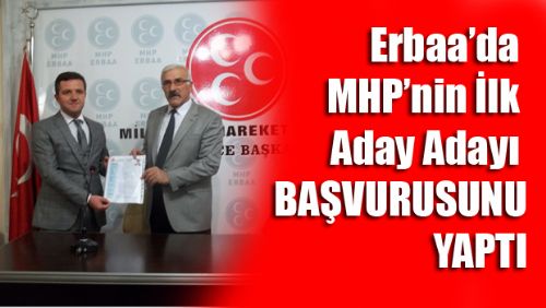 Mhp Erbaa Belediye Başkan İlk Aday Adayı Emin Akbulut Oldu