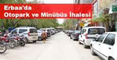 Erbaa'da Otopark ve Minübüs İhalesi