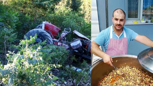 Erbaa'da Traktör Kazası Can Aldı