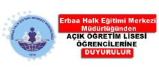 Açık Öğretim Lisesi Öğrencilerinin Dikkatine