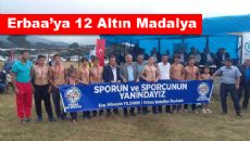Erbaa’ya 12 Altın Madalya