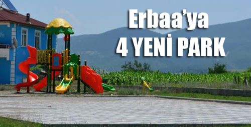 Erbaa Belediyesinden 4 Yeni Park